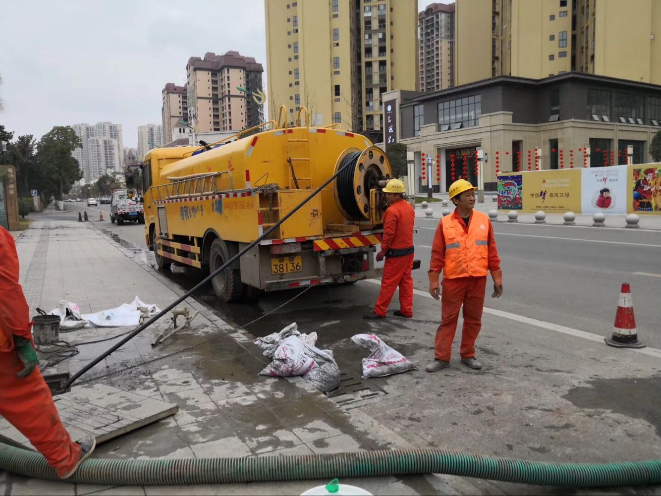 徐闻排污管道清淤-管道清洗